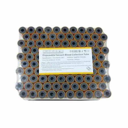 أنبوب سيروم مع جل فاصل ومنشِّط للتجلّط